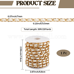 Catene in alluminio ossidato cuthollow da 10 yard&nbsp;CHA-CL0001-01B-01