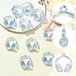UV-beschichtete transparente Acrylanhänger&nbsp;TACR-FZC0002-001D