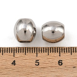 Cuentas europeas de acero inoxidable 304 resistentes al deslustre&nbsp;LS-STAS-E034-4
