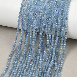 Natürliche teufelsblaue Aquamarin-Perlenstränge&nbsp;GG-CBAF158-D01-01