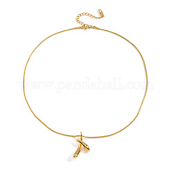 Collane con ciondolo a croce a goccia in acciaio inossidabile 304 per donna&nbsp;LV5692-1
