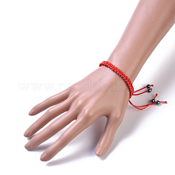 Verstellbare Nylonschnur geflochtene Armbänder&nbsp;BJEW-JB04415-02