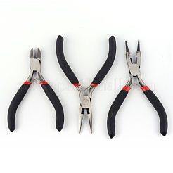 3 Stück 45 # Kohlenstoffstahl DIY Schmuck Zangen-Sets&nbsp;PT-R010-11
