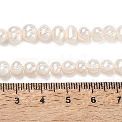 Natürliche kultivierte Süßwasserperlenperlenstränge&nbsp;PEAR-L034-04