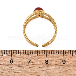 Verstellbare offene Manschettenringe aus Edelstahl 304&nbsp;RJEW-A071-13G