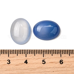 Natürliche blaue Achat-Cabochons&nbsp;G-A266-01B
