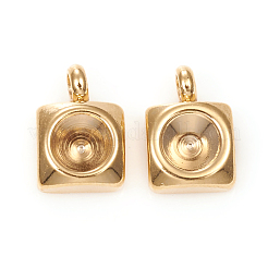 Pendentif en acier inoxydable 201 sertissages de strass&nbsp;STAS-G224-30G