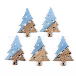 Colgantes de resina y madera de nogal&nbsp;RESI-S389-030A