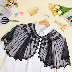 Polyester mit Kunststoffschals&nbsp;AJEW-CY0003-23