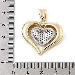 Colgante micropavé cubic zirconia de latón&nbsp;KK-U047-23G-02