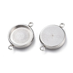 Supports de connecteur cabochon en acier inoxydable 304 anti-ternissement&nbsp;STAS-I161-03E-P
