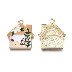 Crémaillère placage pendentifs en émail d'alliage&nbsp;ENAM-N055-065