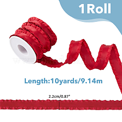 10 Yards Polyester-Plisseeband mit Rand zur Kleidungsdekoration&nbsp;DIY-FI0001-13E