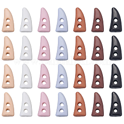84 Stück 7 Farben Kunststoff-Hornknöpfe&nbsp;FIND-GF0008-26
