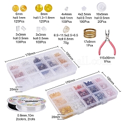 Kit per la creazione di gioielli con perline di pietra miste fai da te&nbsp;DIY-YW0004-62