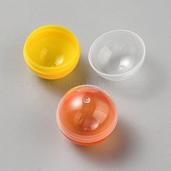 Capsule per uova rotonde in plastica PP per distributori automatici&nbsp;AJEW-WH0077-115