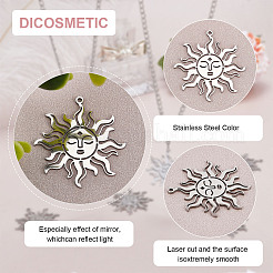 10 pendentif en acier inoxydable 201&nbsp;STAS-DC0011-07