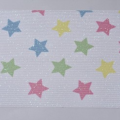 Rubans de maille déco étoiles&nbsp;OCOR-I005-D02