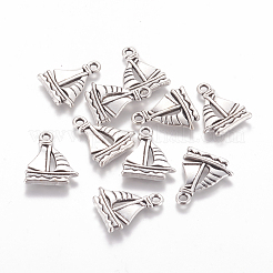 Tibetischer stil Aluminium Anhänger & Charms&nbsp;EDD022Y-NF