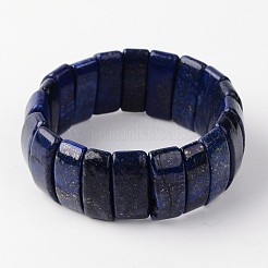Braccialetti elasticizzati con perline di pietre miste naturali e sintetiche di forma mista&nbsp;BJEW-M168-08