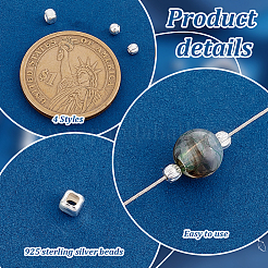 35 Stück 925 Sterling Silber Abstandsperlen Sets&nbsp;STER-PH0002-61