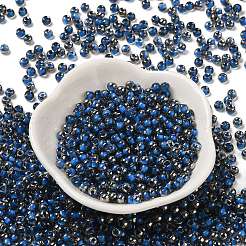 Cuentas de vidrio de colores interiores transparentes&nbsp;SEED-H002-A-C215