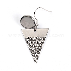 Ohrringhaken aus Edelstahl 304&nbsp;LS-STAS-WH0027-20C