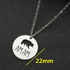 201 collares colgantes de acero inoxidable&nbsp;WG12F44-02