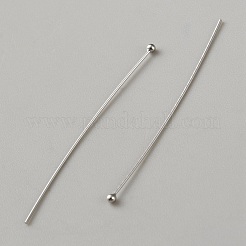 925 Sterling Silber Kugelkopfstifte&nbsp;STER-WH0002-20P