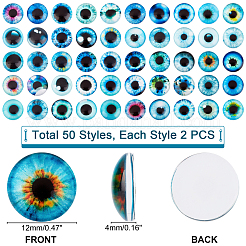 100 Stück Puppenaugen aus Glas zum Basteln&nbsp;DIY-PH0006-27