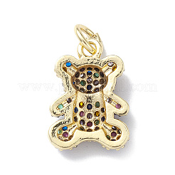 Cremagliera placcatura micro ottone spianare fascino zirconi&nbsp;KK-H443-06G-03