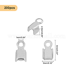 Faltbare Crimp-Enden aus Edelstahl 304&nbsp;STAS-UN0009-33P