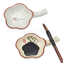 2 calamaio in ceramica a forma di fiore di prugna in 2 stili&nbsp;OFST-PH0001-05B