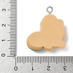 Pendentifs en résine opaque sur le thème de noël&nbsp;RESI-I344-02P-04