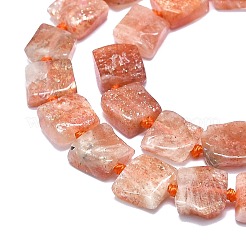 Natürliche sunstone Perlen Stränge&nbsp;G-F715-074
