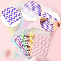 45 Stück 9 Farben weiße Kraftpapiertüten&nbsp;CARB-FS0001-02
