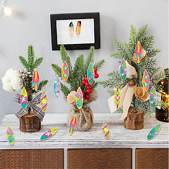 20 pièce de découpes en bois non finies&nbsp;DIY-WR0003-66