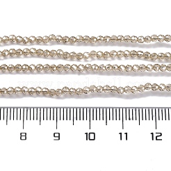 FilI di perline in vetro placcato&nbsp;EGLA-H107-01A-PL03