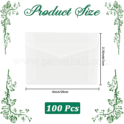 100 Stück leere Papierumschläge&nbsp;AJEW-CP0009-01