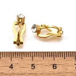 Ohrclip-Fassungen aus chirurgischem Edelstahl 316 mit Strassen&nbsp;STAS-F311-13G