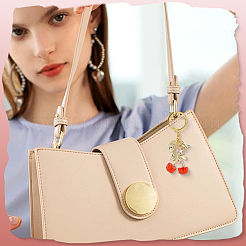 4 pièces pendentifs en alliage de 4 couleurs avec strass&nbsp;KEYC-SC00015