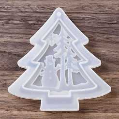 Moule en silicone pour décoration de pendentifs sur le thème de noël&nbsp;DIY-F151-01A
