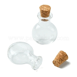 6 Stück klare Mini-Glasflaschen mit hohem Borosilikatgehalt&nbsp;AJEW-FS0001-09A