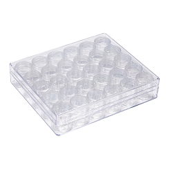Étui de rangement transparent pour organisateur de perles&nbsp;X-C004Y