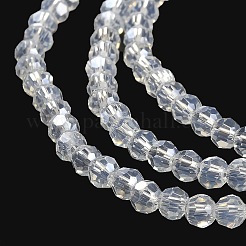 Supports de perles de verre imitation jade&nbsp;EGLA-A035-J4mm-B06