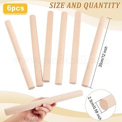Buchenholzstäbe&nbsp;LS-DIY-WH0325-96H
