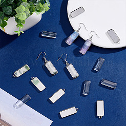 Kit de fabrication de boucles d'oreilles en acier inoxydable 304 à faire soi-même&nbsp;DIY-UN0006-83