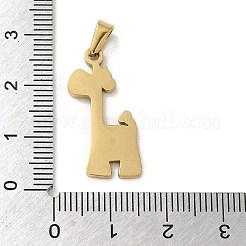 Pendenti in acciaio inox 304 con placcatura sotto vuoto pvd&nbsp;STAS-B053-11G