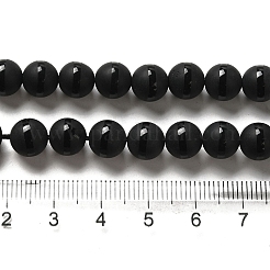 Gefärbt natürliche Achat runde Perle Stränge&nbsp;G-J271-10-8mm