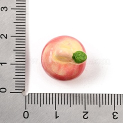 Pendentifs imitation fruits en résine opaque&nbsp;RE-CBAE54B-02B